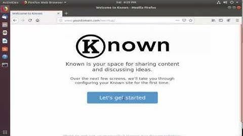 How To install Known CMS On Ubuntu 18.04 LTS