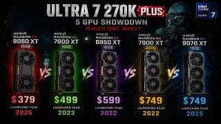 RX 9060XT vs RX 7800XT vs RX 6950XT vs RX 7900XT vs RX 9070XT || NEW DRIVER ||