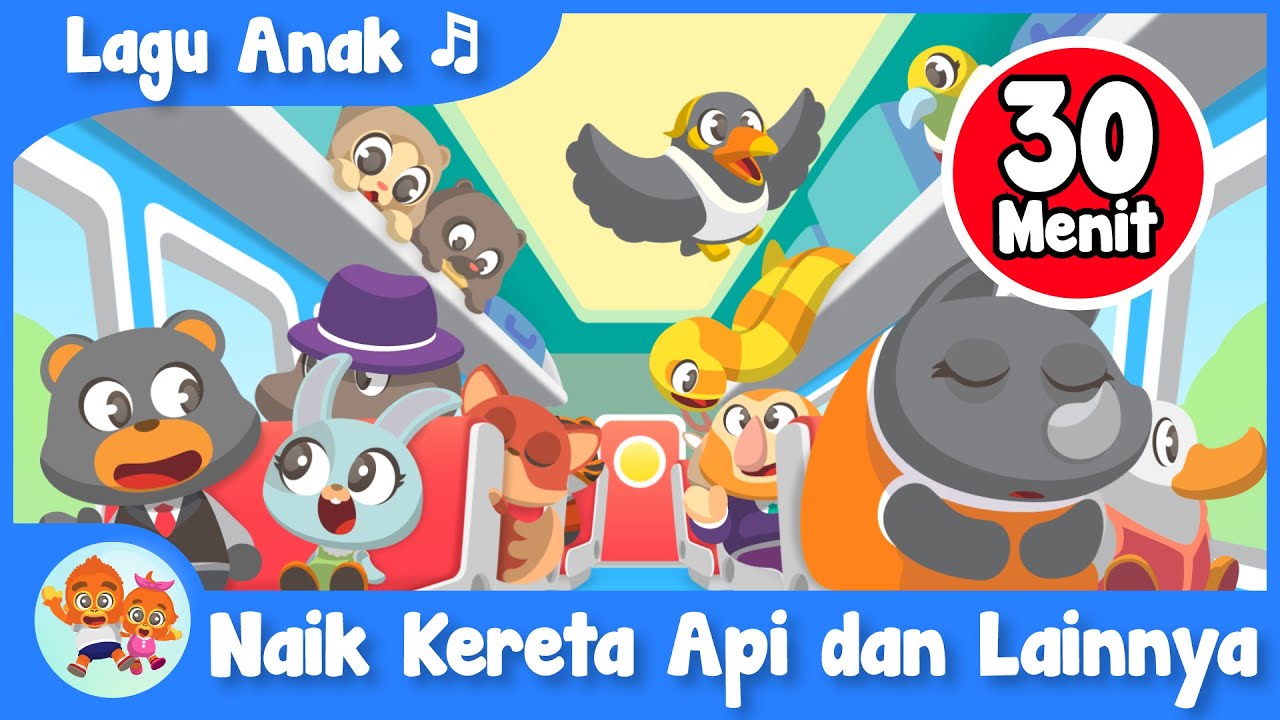Naik Kereta Api dan Lainnya 30 Menit Kumpulan Lagu Anak Balita | Coco dan Nana