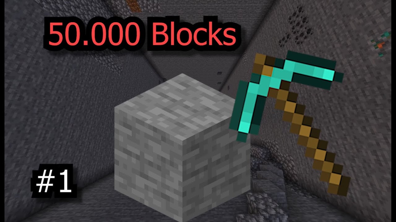 I dug out 1 chunk | 50000 Blocks | Minecraft | AndreasZwelix - YouTube