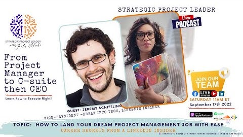 How To Land Your Dream Project Management Job With Ease With Jeremy Schifeling