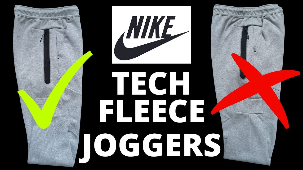 toonhoogte roman knijpen How to spot a fake Nike Tech Fleece Joggers | Real vs Fake | Mens Tracksuit  - YouTube