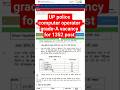 UP police computer operator grade A  vacancy for 1352 post....#uppolice #computer #computeroperator
