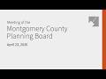 Montgomery Planning Board Live Stream: 4/23/26