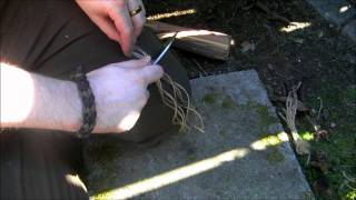 Survival Firecraft - Using Jute Twine As Tinder