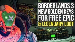 Borderlands 3 Golden Keys For FREE EPIC & LEGENDARY Loot (Borderlands 3 Legendary Weapons)