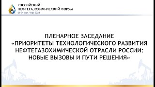 ПРИОРИТЕТЫ ТЕХНОЛОГИЧЕСКОГО РАЗВИТИЯ НЕФТЕГАЗОХИМИЧЕСКОЙ ОТРАСЛИ РОССИИ: НОВЫЕ ВЫЗОВЫ И ПУТИ РЕШЕНИЯ