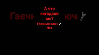 #гаечный ключ🔧. А что загадали вы?