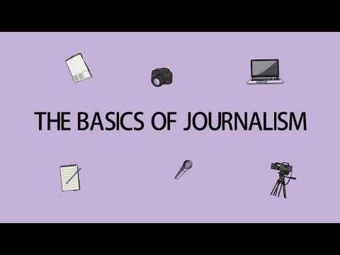 Journalism Classes For Young Journalists | The basics of Journalism