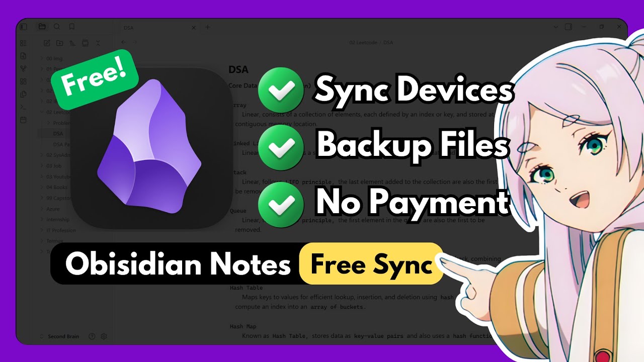 Sync Obsidian For Free! | Backup Obsidian Notes Tutorial 2026 (PC to ...