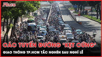 Giao thông TP.HCM tắc nghẽn trong ngày đầu đi làm lại sau nghỉ lễ 2-9, các tuyến đường ‘kẹt cứng’