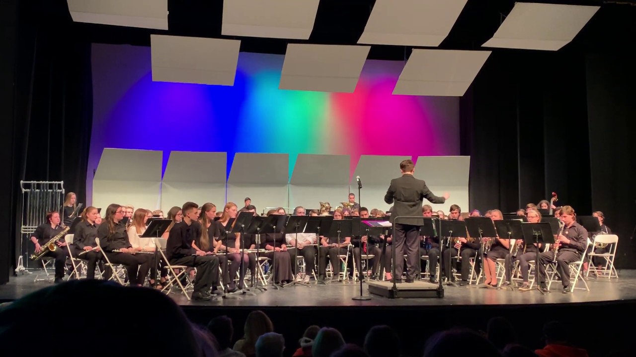 Castleton Univerity 2020 Honors Festival Band performing Ashokan