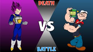 Ultra Ego Vegeta vs. Popeye | Death Battle