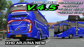 SHARE‼️4 LIVERY FULLPACK V.4.5~ XHD ARJUNA ORI (NEW UPDATE) || OF GAMERS  screenshot 1