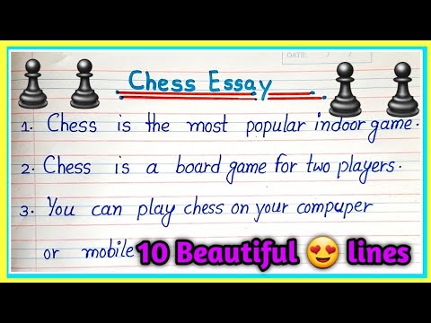 common app essay on chess