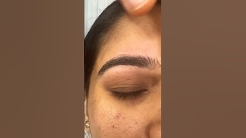 Arc Shape Eyebrows with Threading | eyebrow threading #shorts #shortsfeed #youtubeshorts