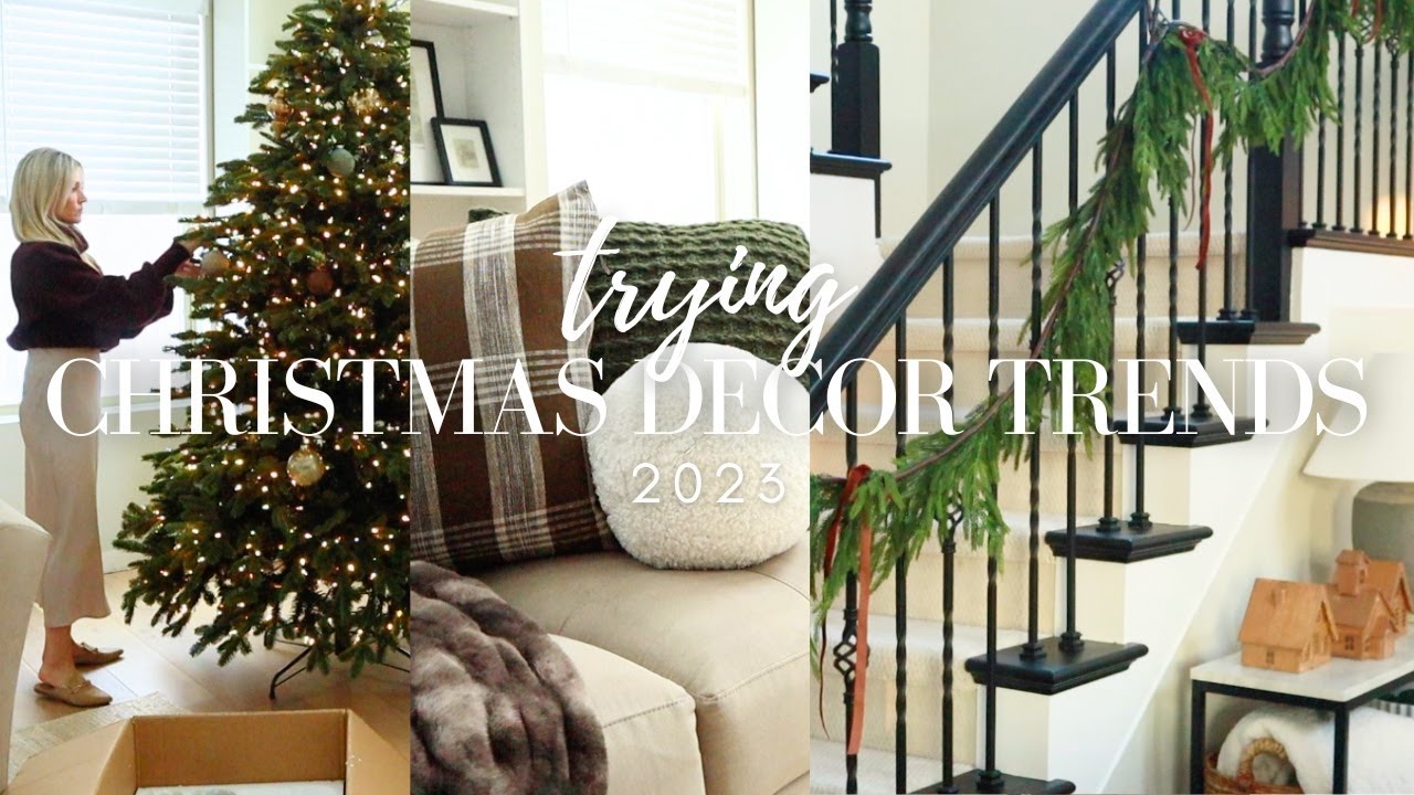 Trying Christmas Decor Trends | Decorate with Me | Christmas Decor