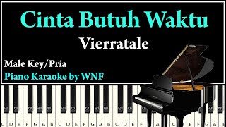 Vierratale - Cinta Butuh Waktu Piano Karaoke Versi Pria
