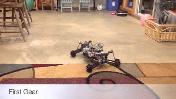 Lego Technic Car Prototype with 3-Speed Transmission