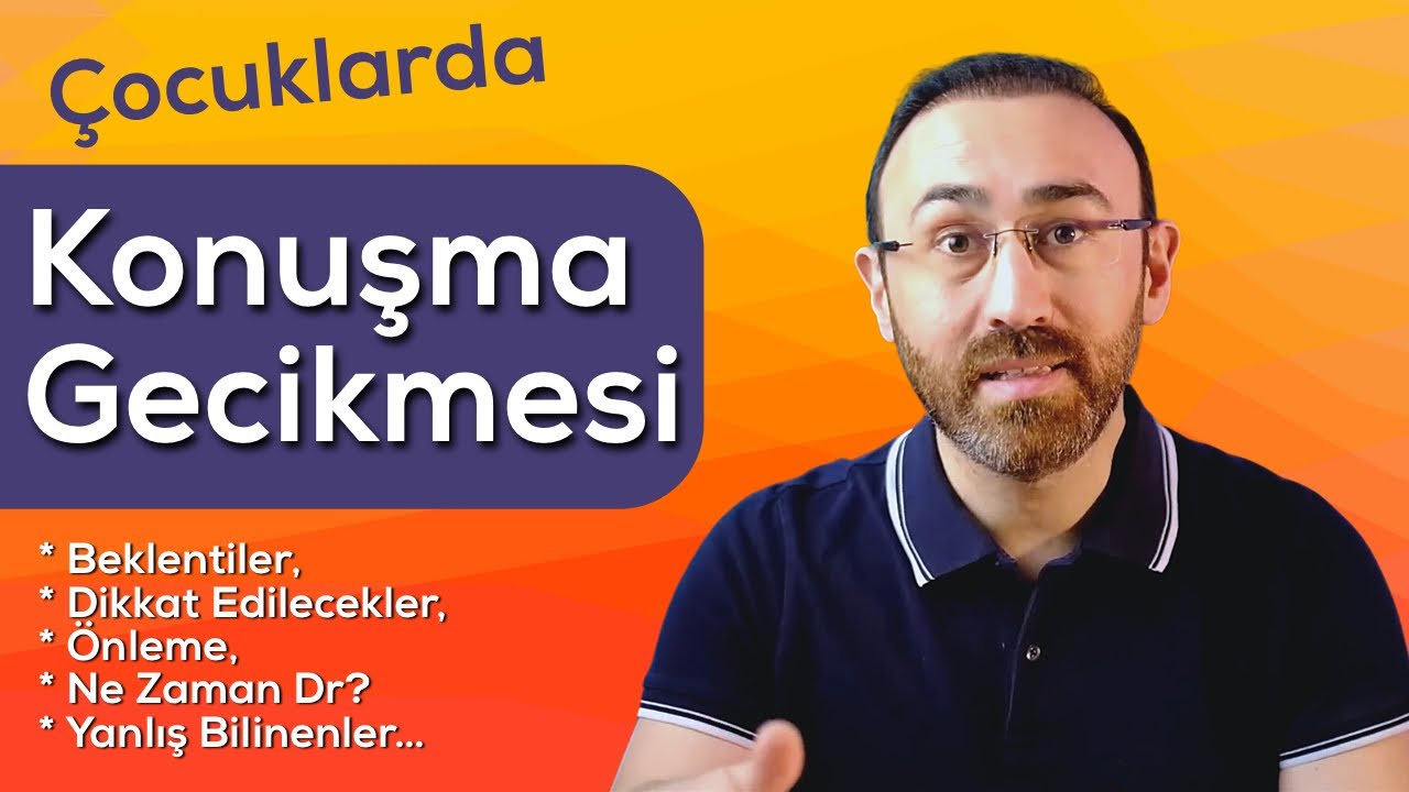 Çocuklarda Konuşma Gecikmesi (Canlı Yayın, Soru-Cevap)