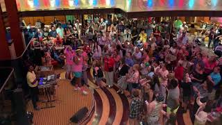 Carnival Valor-80’s Atrium party pt. 3