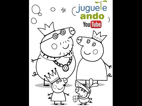 Juego colorear Peppa pig. Juego online pintar a Peppa Español 