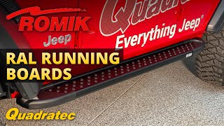 Romik Ral Running Boards For Jeep Wrangler Jl