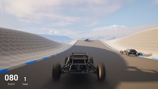 UE5 - Vehicle follow spline - A simple car racing simulator - Vehicle Path #1 - (Subtitle)