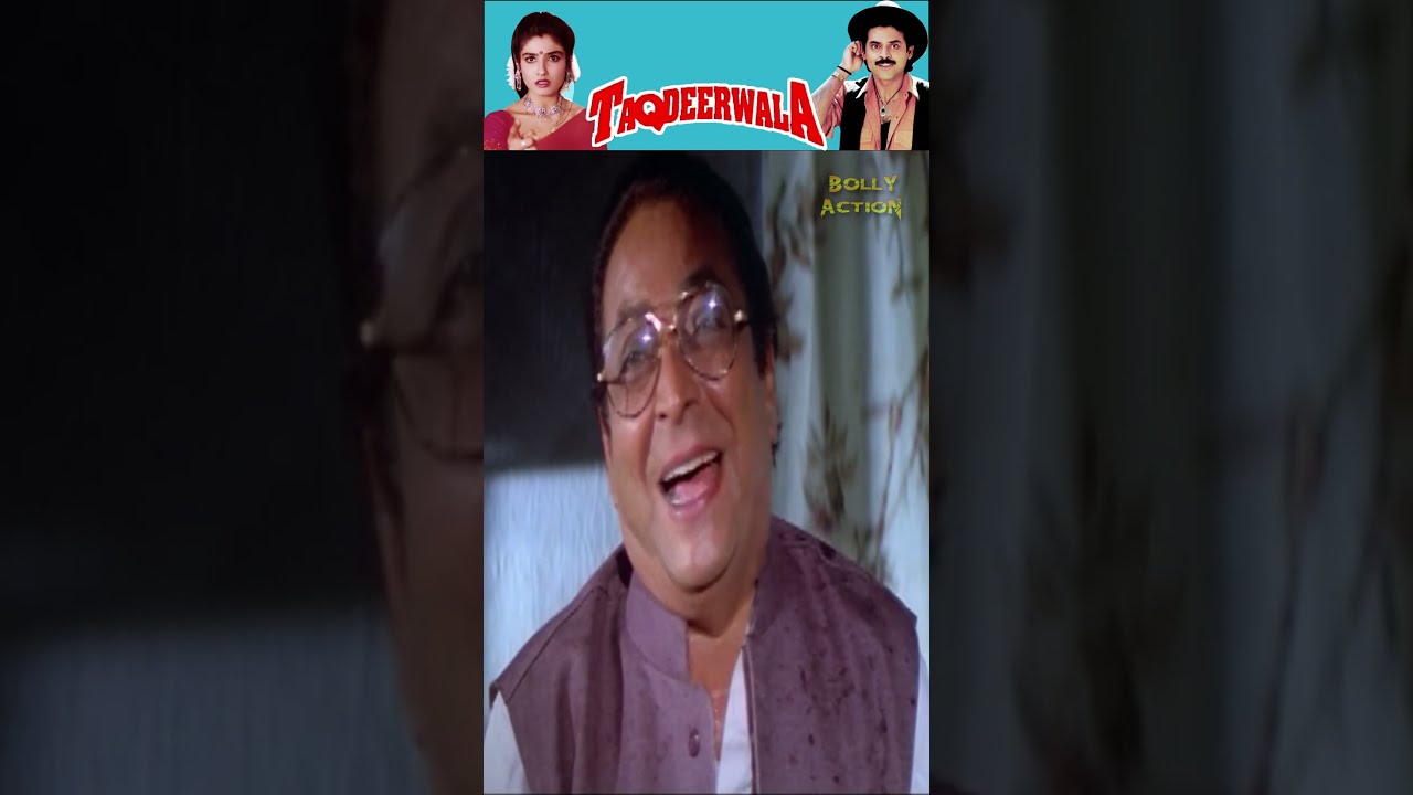 Venkatesh and Raveena Tandon Romantic Scene   shorts  Taqdeerwala Movie Scenes  Kader Khan Comedy