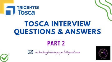 Tosca Interview Questions and Answers 2025 | Tricentis | Part 2