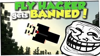 Minecraft Trolling - FLY HACKER GETS BANNED (Minecraft Pranks Ep 52) Profile