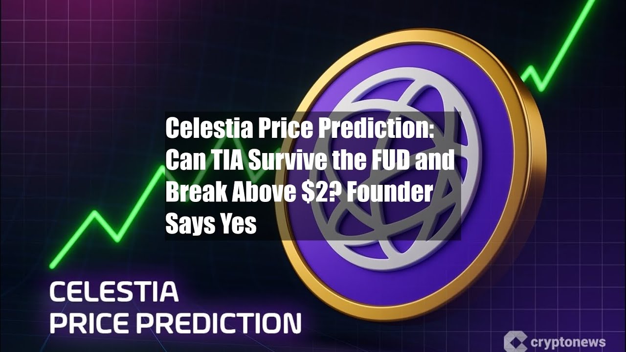 Celestia Price Prediction: Can TIA Survive the FUD and Break Above - YouTube