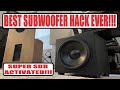 Best subwoofer hack ever