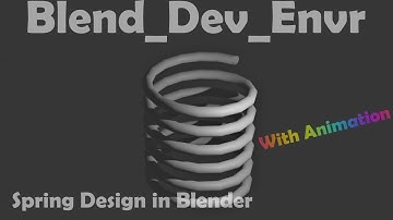Spring In Blender | Blender Tutorial | Blender Design
