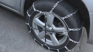 Cable Link Snow / Tire Chains Install - 2008 Toyota Rav4 by Cars & Cash 437 views 1 year ago 5 minutes, 21 seconds