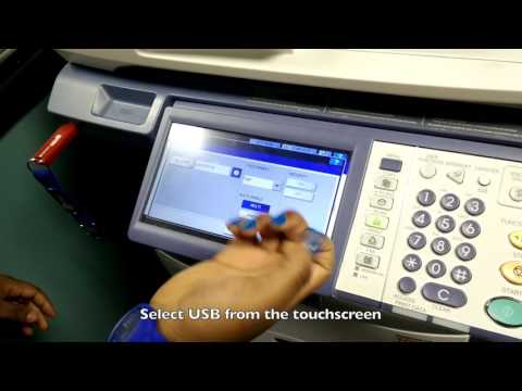 How to use the print, copy or scan a document