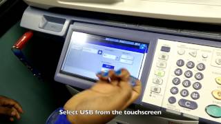 How to use the print, copy or scan a document