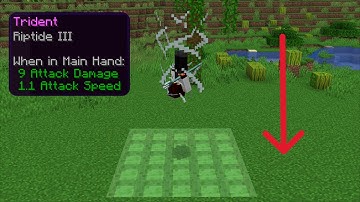 Trident Riptide III vs Slime Block