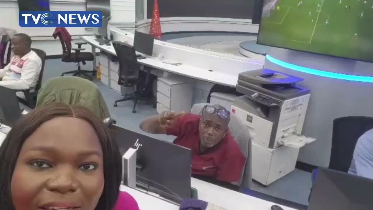 Newsroom Mood After TVC News Emerged NMMA TV Station of The Year Newsroom Mood After TVC News Emerged NMMA TV Station of The Year