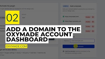 Add a Domain to OxyMade Account | Oxygen Builder Framework & Design Sets