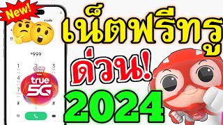 แจกเน็ตฟรีทรูมูฟล่าสุด 2024 เน็ตไม่อั้น เน็ตทรูไม่ลดสปีด 30 วัน ใช้งานได้จริง รีบดู!!