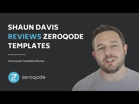 Shaun Davis' review of 4 templates from Zeroqode