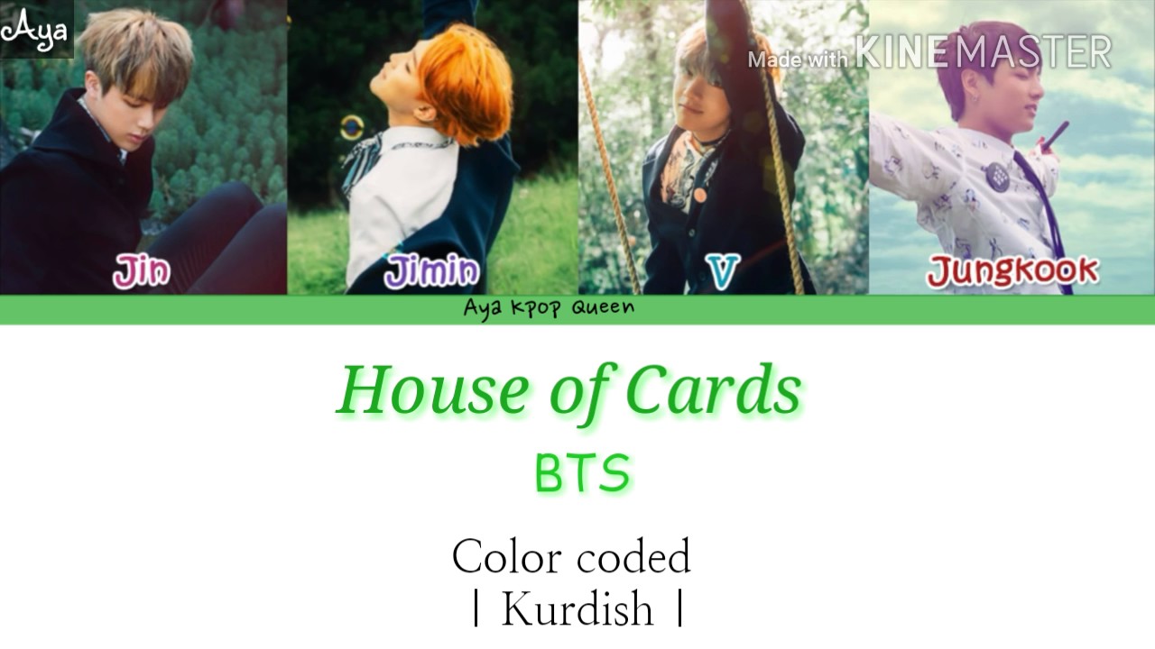 ( Color coded) BTS house of cards YouTube