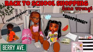 🛍️KIDS BACK TO SCHOOL SHOPPING *GONE WRONG! THEY STOLE?!|Berry Ave Family Roleplay #roblox #berryave screenshot 2