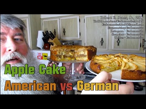 How To Make APPLE CAKE AMERICAN vs. GERMAN - Day 17,179