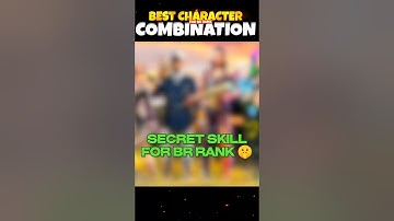 Best Character Combination For BR Rank l BR Rank Best Character Combination | solo rank push tips
