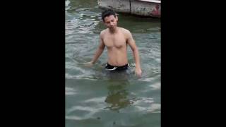 Desi Boys Bathing In River