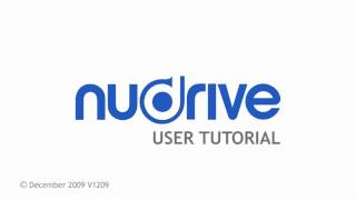 NuDrive User Tutorial: INTRODUCTION