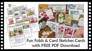 Fun Folds & Card Sketches using Simply Zinnia, Latte Love, Magnolia Mood & Adventurous Sky Bundles