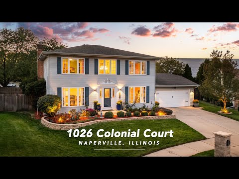 1026 Colonial Ct, Naperville, IL home video tour